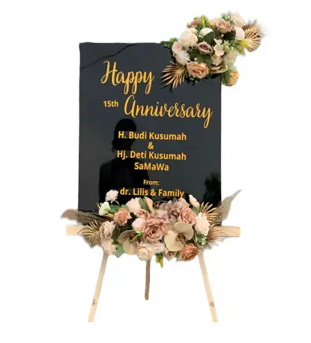 Papan Bunga Akrilik Agung